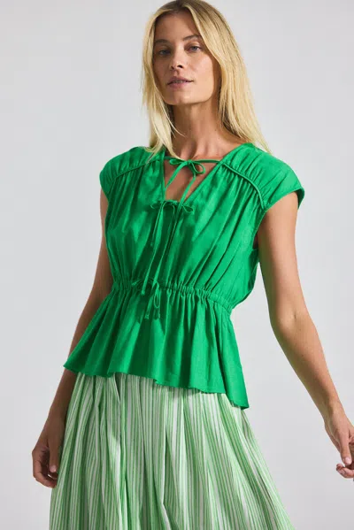 Derek Lam Caroline Tie Front Top