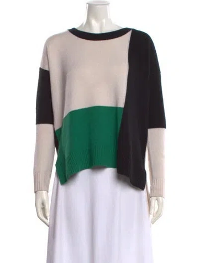 Pre-owned Derek Lam Cashmere Colorblock Pattern Sweater In Multi