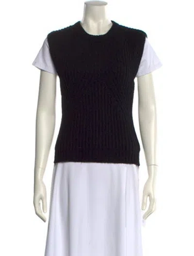 Pre-owned Derek Lam Cashmere Crew Neck Sweater In Black