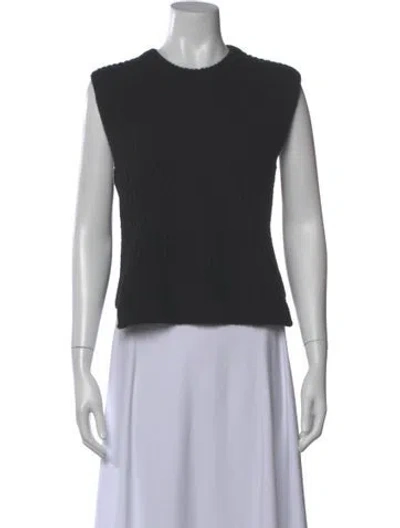 Pre-owned Derek Lam Cashmere Crew Neck Sweater In Black