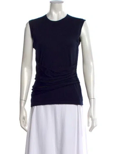 Pre-owned Derek Lam Cashmere Crew Neck Sweater In Black