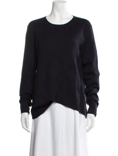 Pre-owned Derek Lam Cashmere Crew Neck Sweater In Black