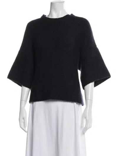 Pre-owned Derek Lam Cashmere Crew Neck Sweater In Black