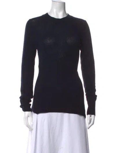 Pre-owned Derek Lam Cashmere Crew Neck Sweater In Blue