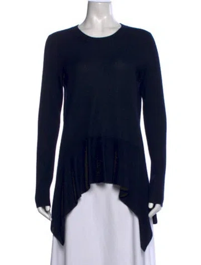 Pre-owned Derek Lam Cashmere Crew Neck Sweater In Blue
