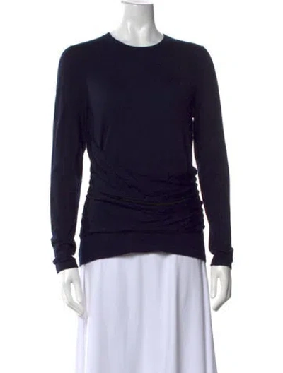 Pre-owned Derek Lam Cashmere Crew Neck Sweater In Blue