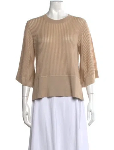 Pre-owned Derek Lam Cashmere Crew Neck Sweater In Neutral