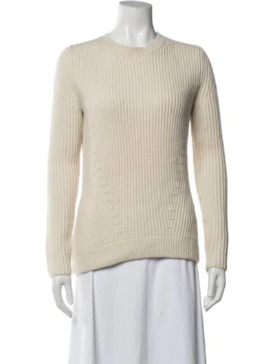 Pre-owned Derek Lam Cashmere Crew Neck Sweater In Neutrals