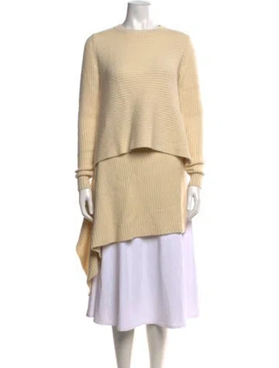 Pre-owned Derek Lam Cashmere Crew Neck Sweater In Neutrals