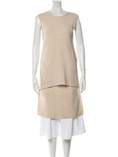 Pre-owned Derek Lam Cashmere Crew Neck Sweater In Neutrals