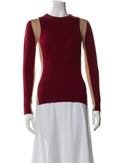 Pre-owned Derek Lam Cashmere Crew Neck Sweater In Red
