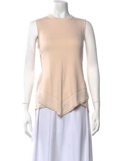 Pre-owned Derek Lam Cashmere Crew Neck Sweater In White