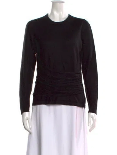 Pre-owned Derek Lam Cashmere Crew Neck Top In Black