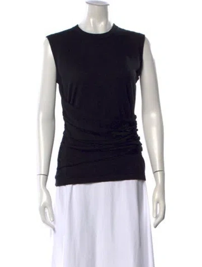 Pre-owned Derek Lam Cashmere Crew Neck Top In Black