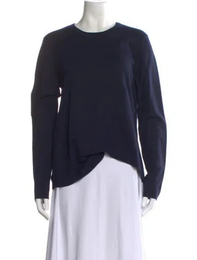 Pre-owned Derek Lam Cashmere Crew Neck Top In Blue