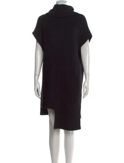 Pre-owned Derek Lam Cashmere Mini Dress In Black