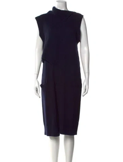 Pre-owned Derek Lam Cashmere Mock Neck Sweater In Black