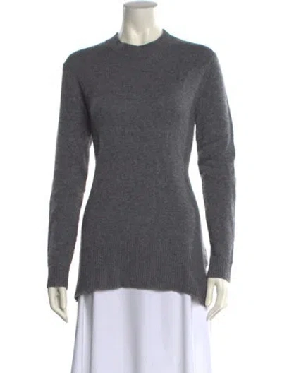 Pre-owned Derek Lam Cashmere Mock Neck Sweater In Gray