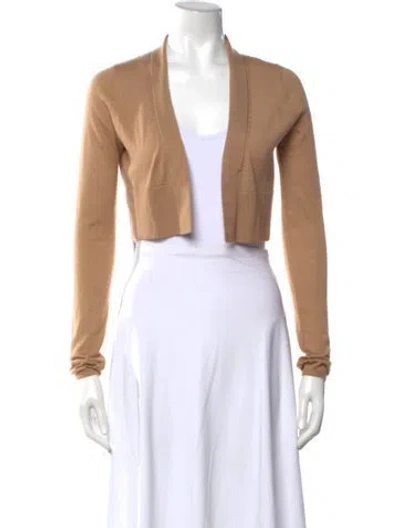 Pre-owned Derek Lam Cashmere Open Front Sweater In Neutral