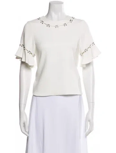 Pre-owned Derek Lam Cashmere Scoop Neck Sweater In Purple