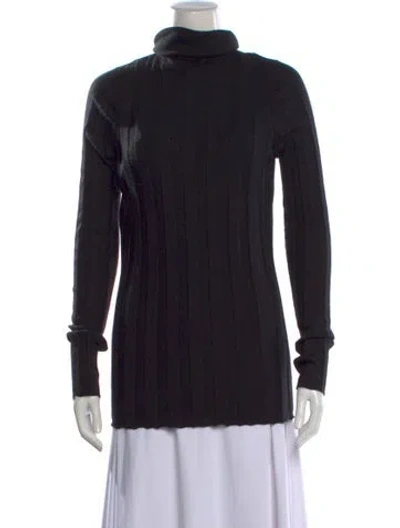 Pre-owned Derek Lam Cashmere Turtleneck Sweater In Black