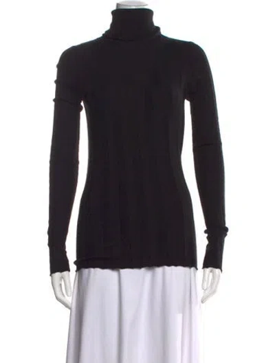 Pre-owned Derek Lam Cashmere Turtleneck Sweater In Black