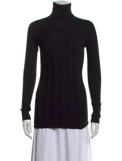 Pre-owned Derek Lam Cashmere Turtleneck Sweater In Black