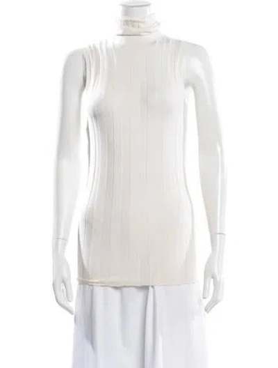 Pre-owned Derek Lam Cashmere Turtleneck Sweater In Neutral