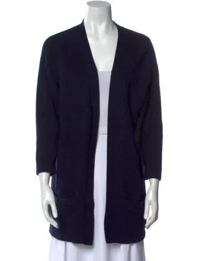 Pre-owned Derek Lam Cashmere V-neck Sweater In Black