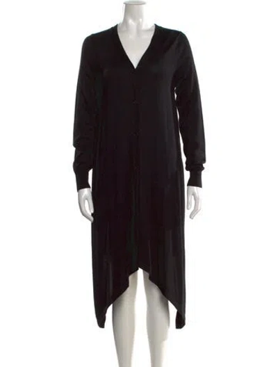 Pre-owned Derek Lam Cashmere V-neck Sweater In Black