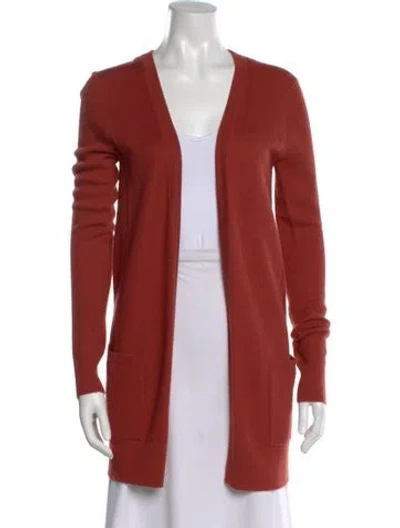 Pre-owned Derek Lam Cashmere V-neck Sweater In Brown