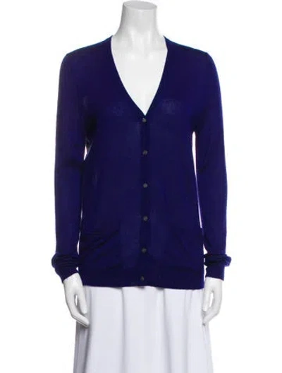 Pre-owned Derek Lam Cashmere V-neck Sweater In Multi