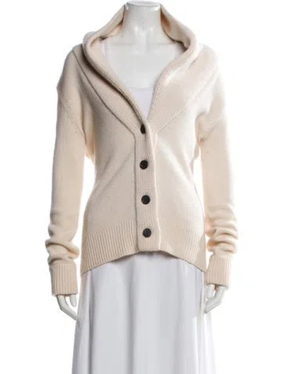 Pre-owned Derek Lam Cashmere V-neck Sweater In Neutral