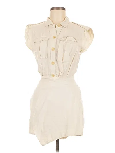 Pre-owned Derek Lam Casual Dress In White