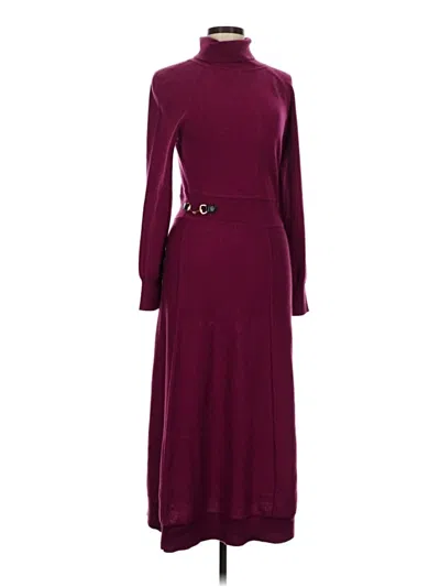 Pre-owned Derek Lam Collective Casual Dress In Burgundy