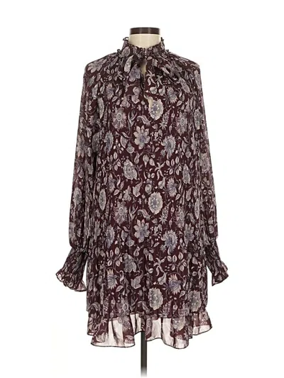 Pre-owned Derek Lam Collective Long Sleeve Blouse In Burgundy