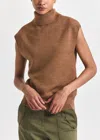 Derek Lam Contro Turtleneck Knit Vest
