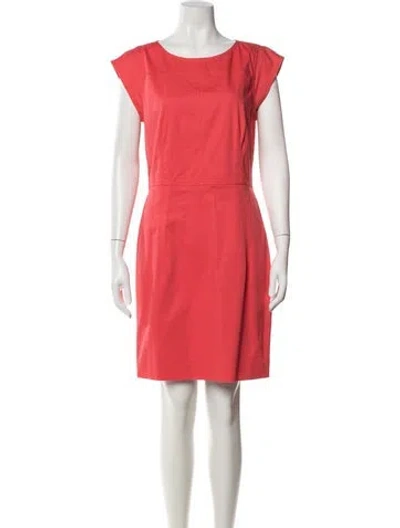 Pre-owned Derek Lam Crew Neck Knee-length Dress In Pink