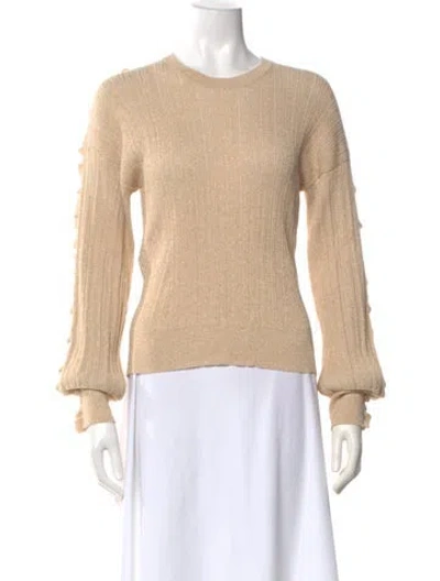 Pre-owned Derek Lam Crew Neck Long Sleeve Top