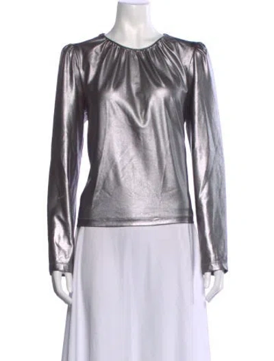 Pre-owned Derek Lam Crew Neck Long Sleeve Top