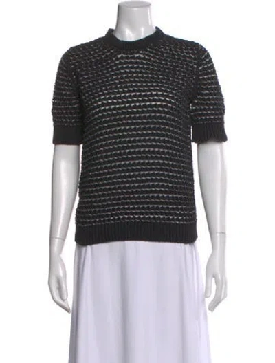 Pre-owned Derek Lam Crew Neck Sweater In Black