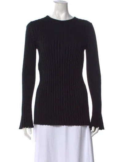 Pre-owned Derek Lam Crew Neck Sweater In Black