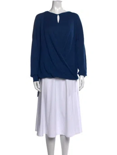 Pre-owned Derek Lam Crew Neck Sweater In Blue