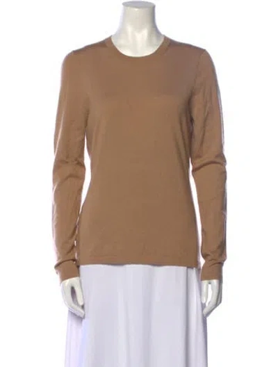 Pre-owned Derek Lam Crew Neck Sweater In Brown
