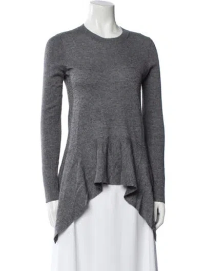 Pre-owned Derek Lam Crew Neck Sweater In Gray