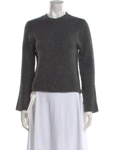 Pre-owned Derek Lam Crew Neck Sweater In Gray