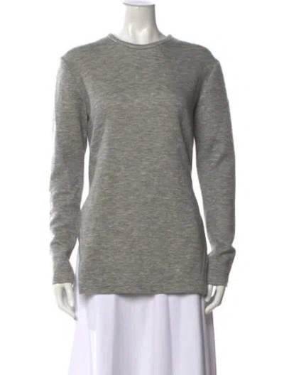 Pre-owned Derek Lam Crew Neck Sweater In Gray