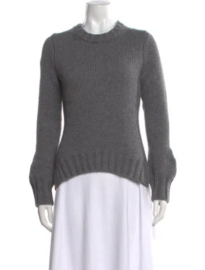 Pre-owned Derek Lam Crew Neck Sweater In Grey