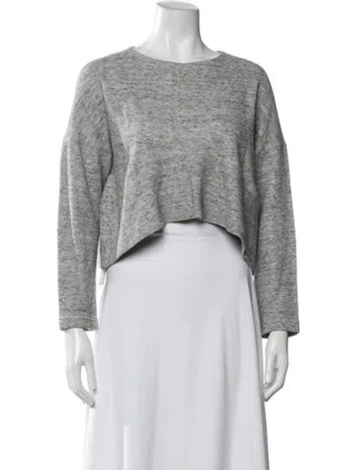 Pre-owned Derek Lam Crew Neck Sweater In Grey