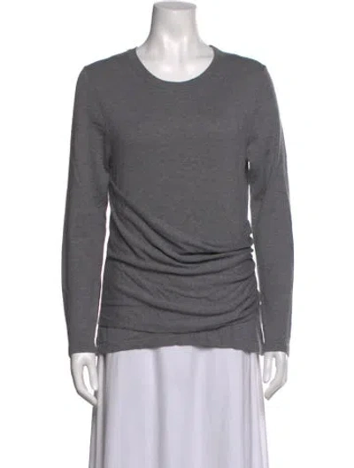 Pre-owned Derek Lam Crew Neck Sweater In Grey
